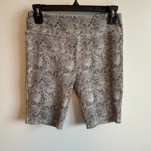 NWT! She + Sky Reptile Print Biker Shorts